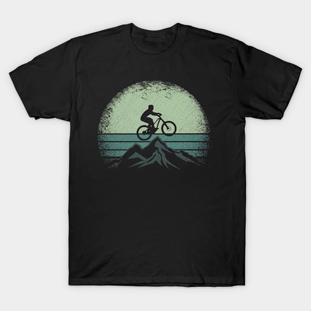 Mountain Bike Freeride Alpine Downhill T-Shirt by Cooldruck